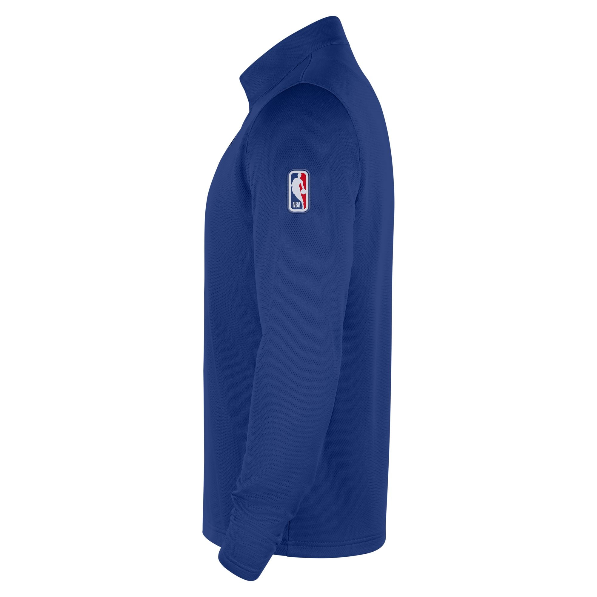 Haut Nike Royal Golden State Warriors Authentic Coaches à quart de zip Dri-FIT pour homme