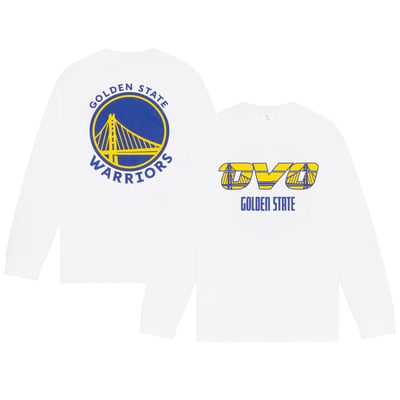  Golden State Warriors OVO Long Sleeve T-Shirt - White