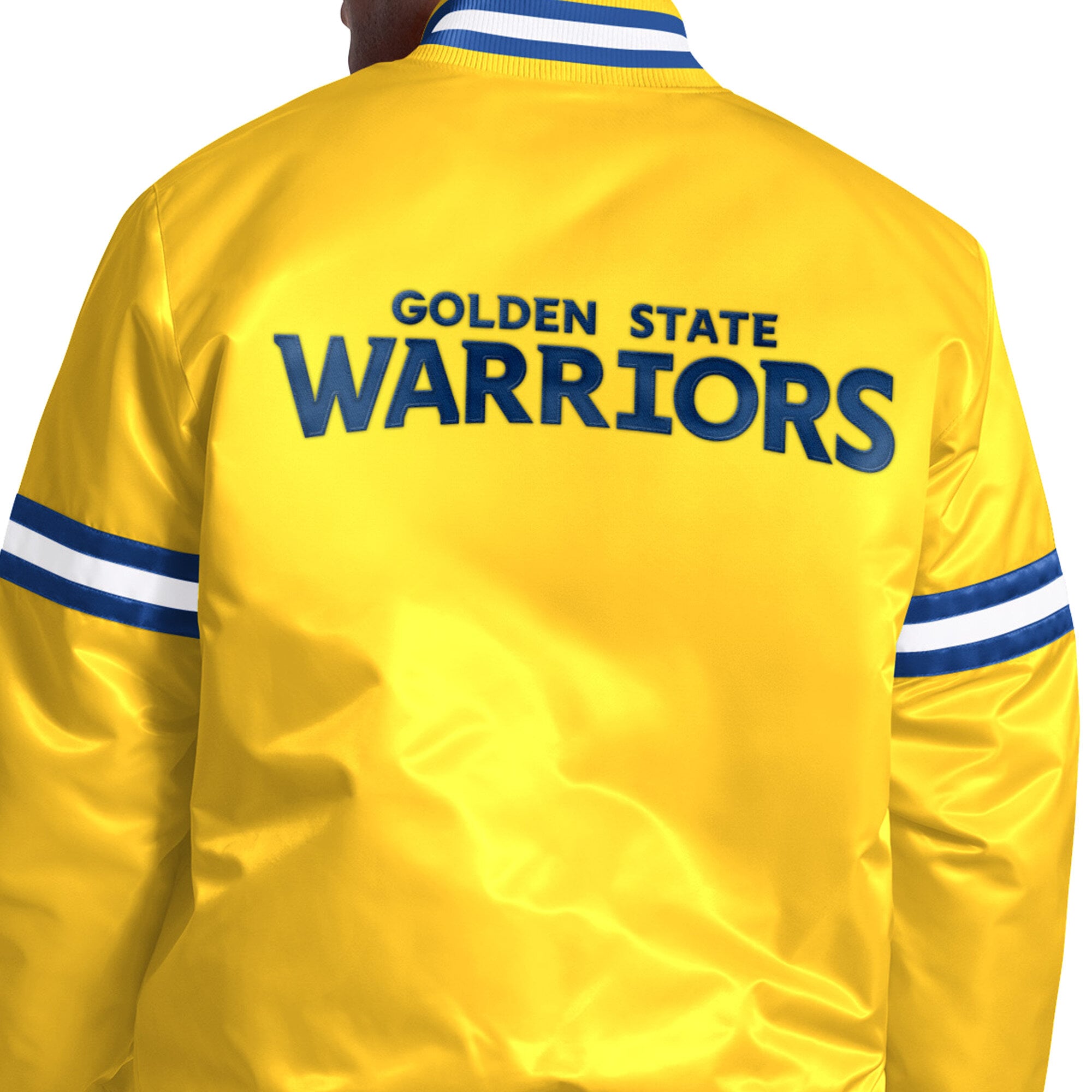 Veste universitaire Starter Gold Golden State Warriors Courtside II pour homme