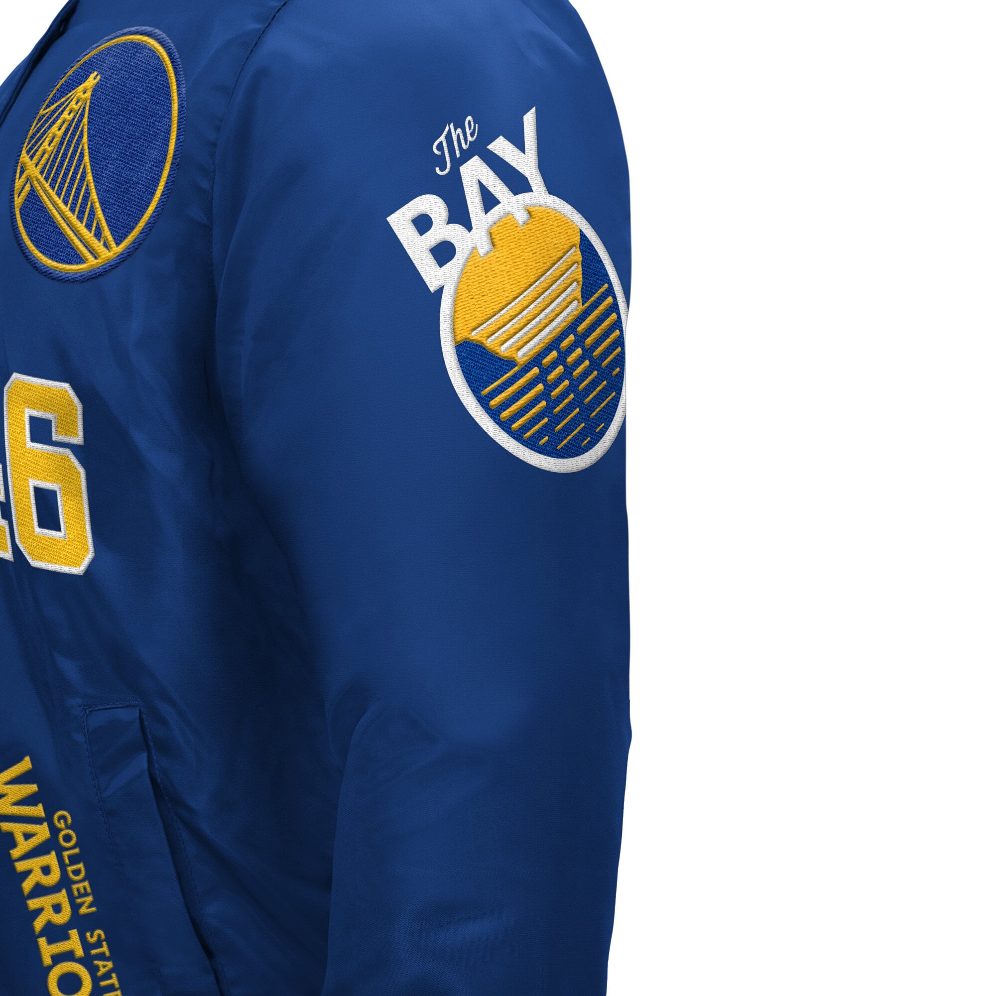 Veste universitaire Starter Royal Golden State Warriors Elite à boutons-pression pour homme