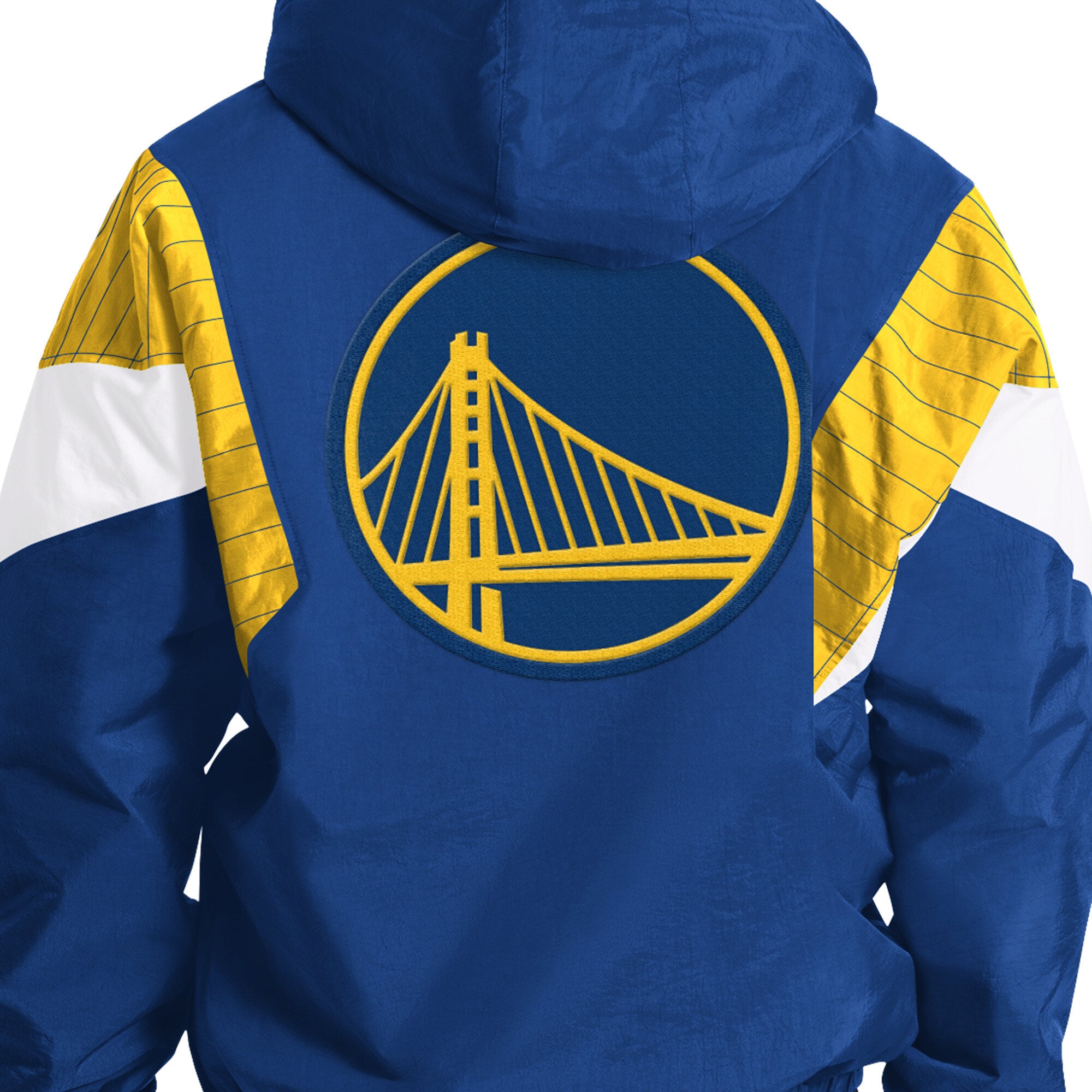 Veste à capuche demi-zip Starter Royal Golden State Warriors pour homme