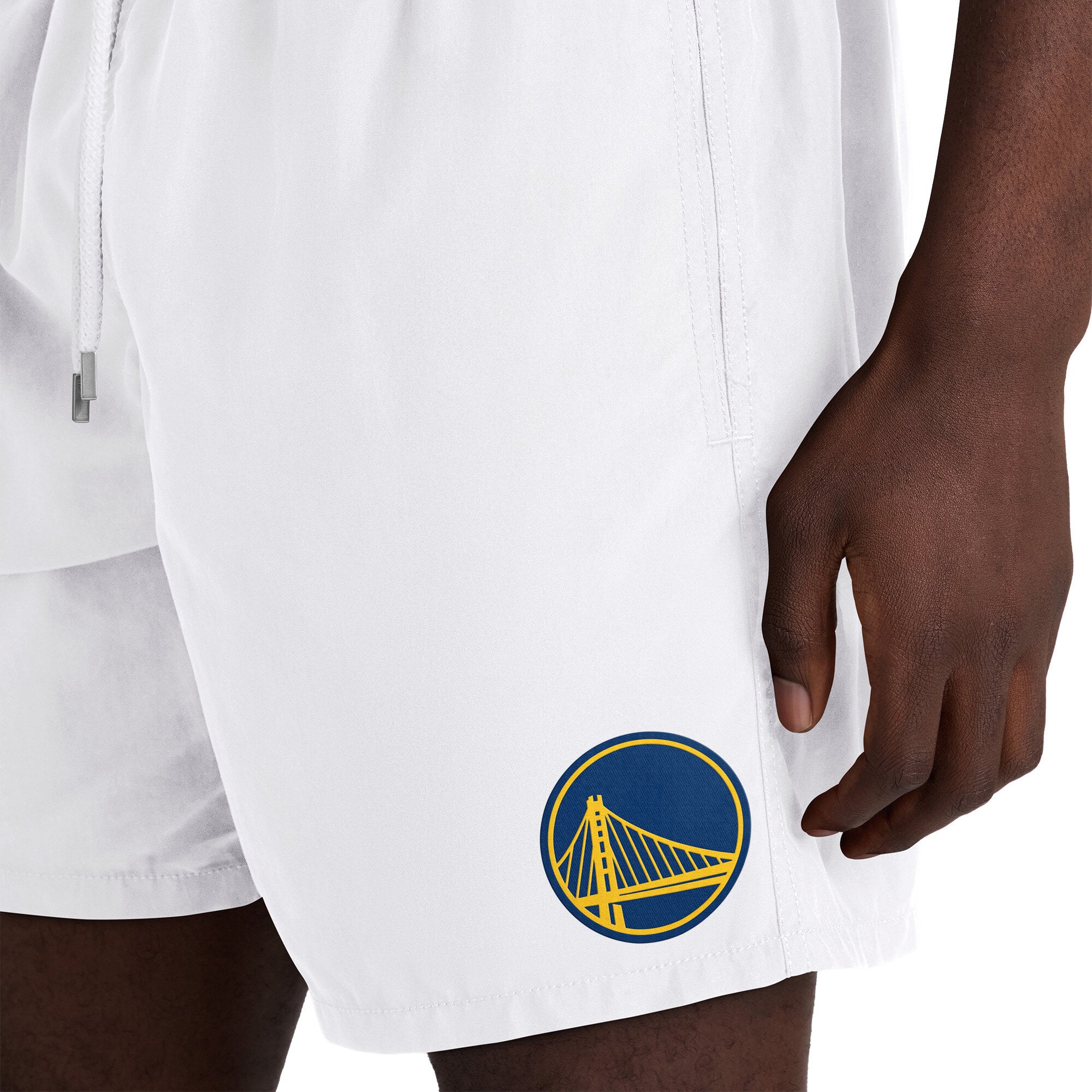 Maillot de bain Vilebrequin pour homme la marque G-III, blanc, Golden State Warriors, couleur unie