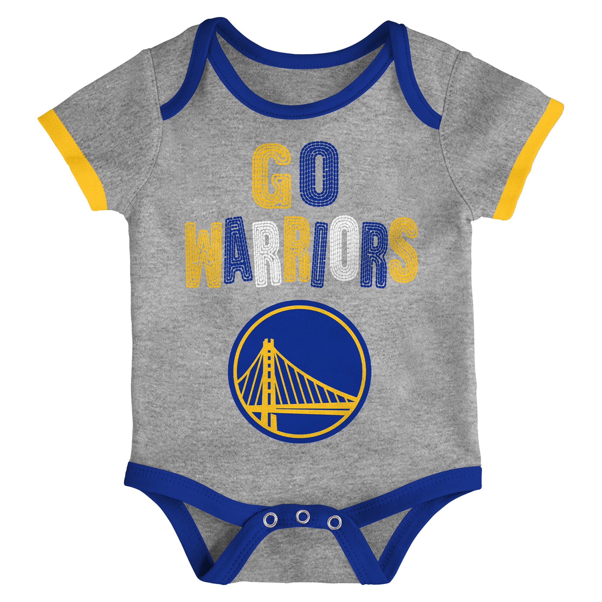 Ensemble de 3 bodies pour nouveau-nés et nourrissons Golden State Warriors Born To Ball Outerstuff