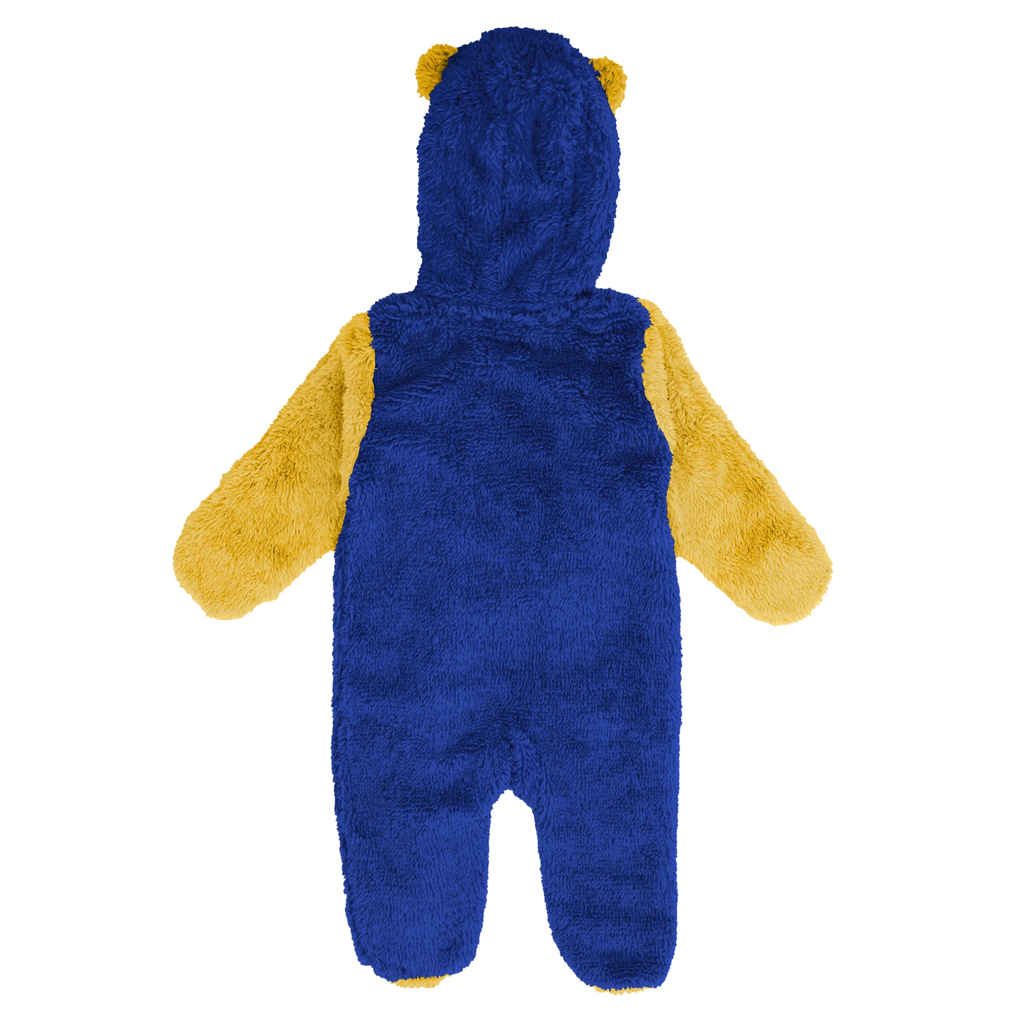 Combinaison polaire zippée intégrale Outerstuff Royal Golden State Warriors pour nouveau-né et nourrisson