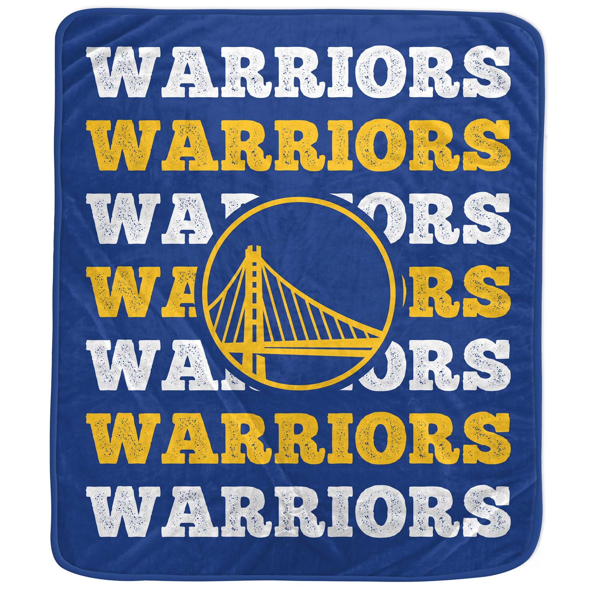 Couverture en peluche avec logo Pegasus Golden State Warriors 60'' x 70''