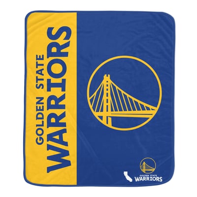 Golden State Warriors Pegasus Baseline 50" x 60" Ultra Soft Throw Blanket