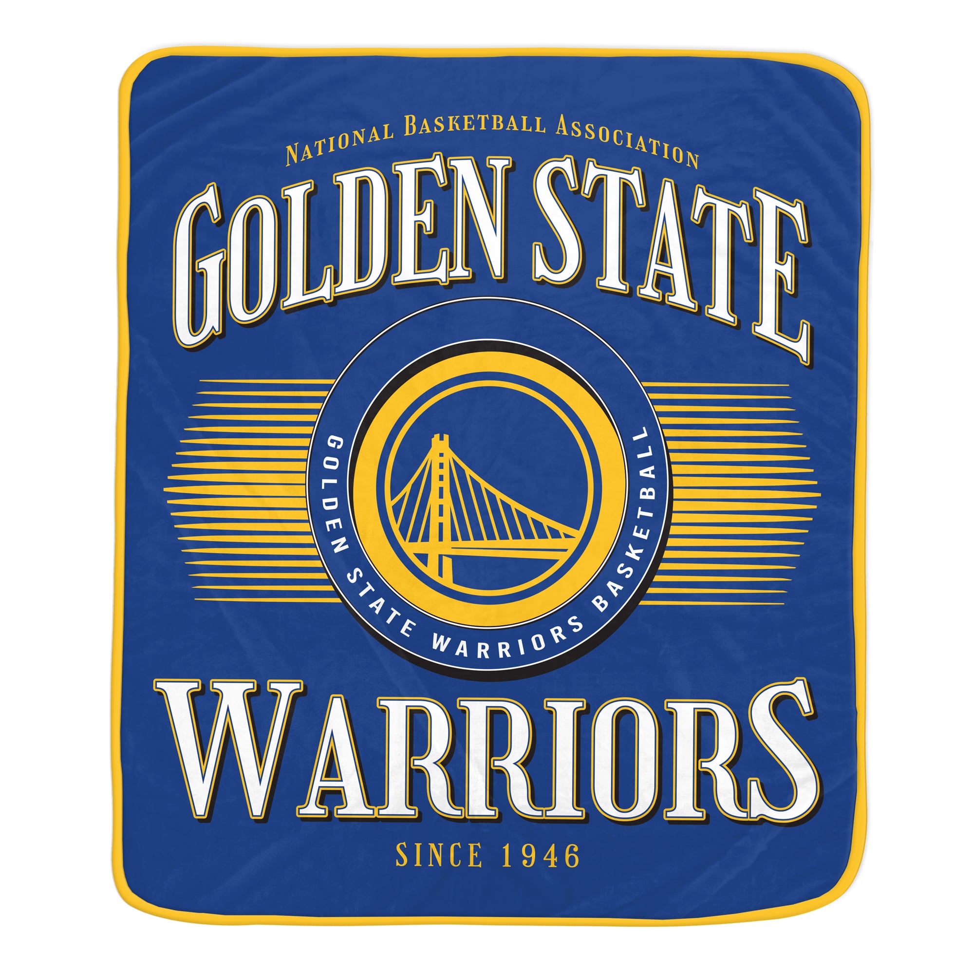Couverture ultra douce Pegasus Golden State Warriors Spotlight Arch 60" x 70"