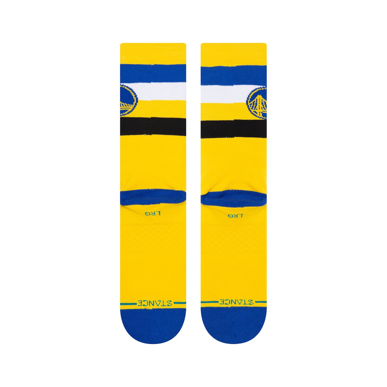 Chaussettes mi-mollet Stance Golden State Warriors à rayures