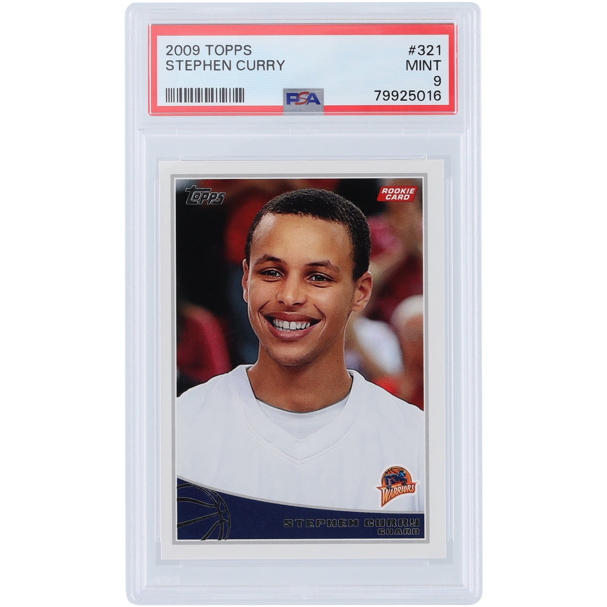 Stephen Curry Golden State Warriors 2009 Topps #321 PSA 