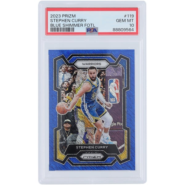 Stephen Curry Golden State Warriors 2023-24 Panini Prizm Blue 