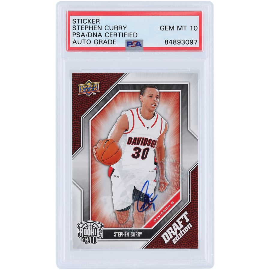 Stephen Curry Golden State Warriors Autographed 2009-10 Upper Deck 