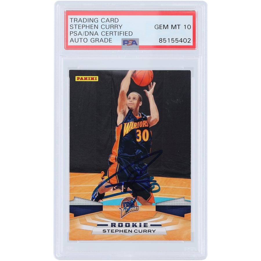 Stephen Curry Golden State Warriors Autographed 2009 Panini #357 