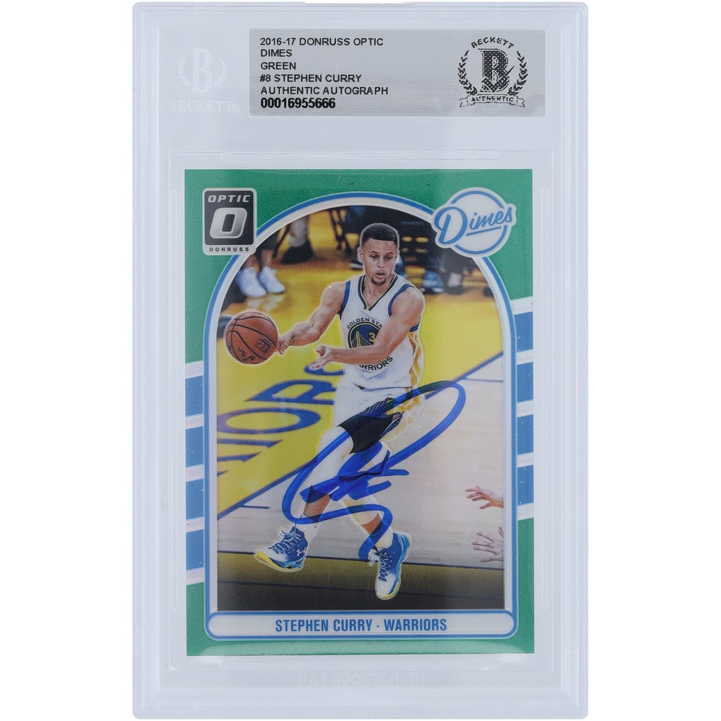 Stephen Curry Golden State Warriors Autographed 2016-17 Panini 
