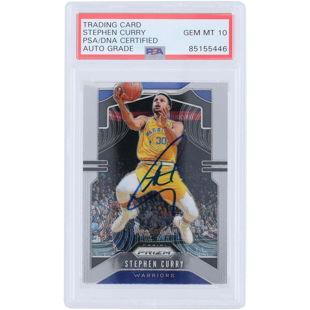 Stephen Curry Golden State Warriors Autographed 2019-20 Panini 