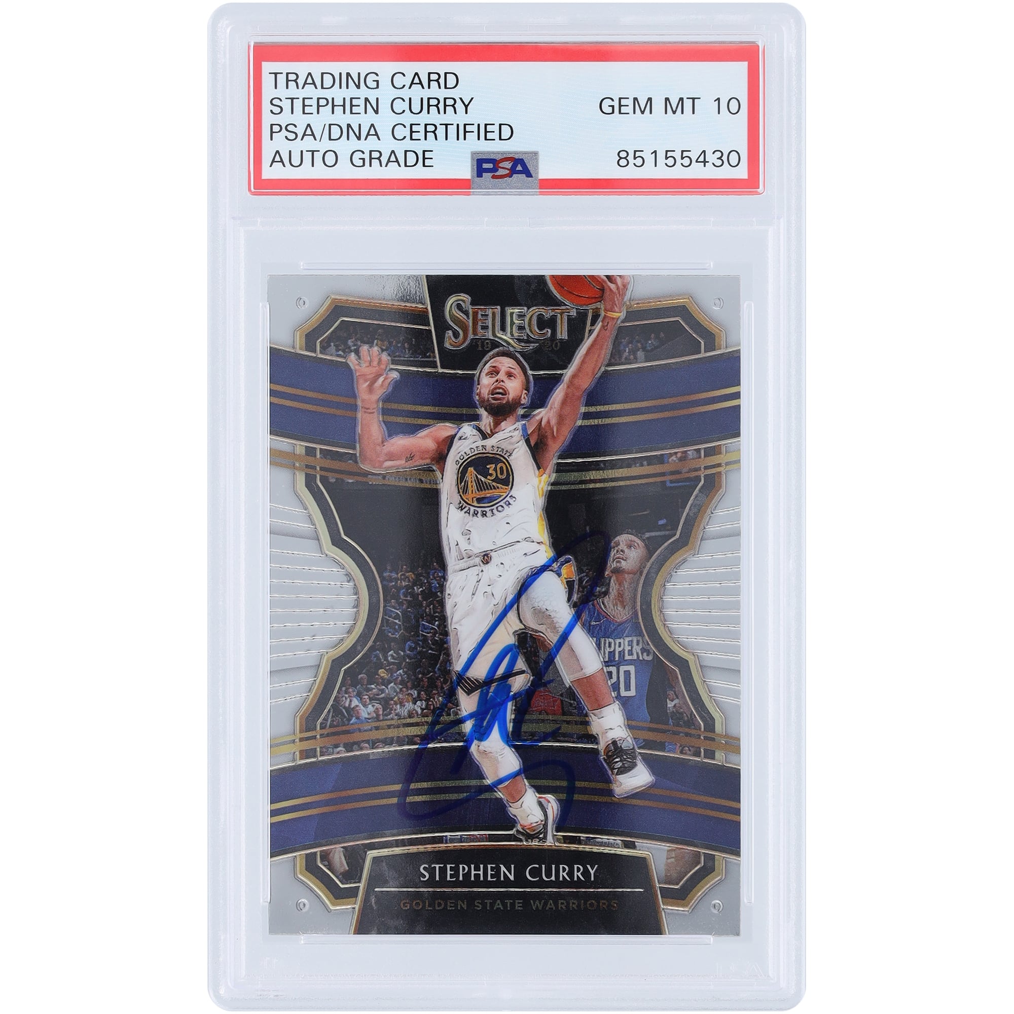 Stephen Curry Golden State Warriors Autographed 2019-20 Panini 
