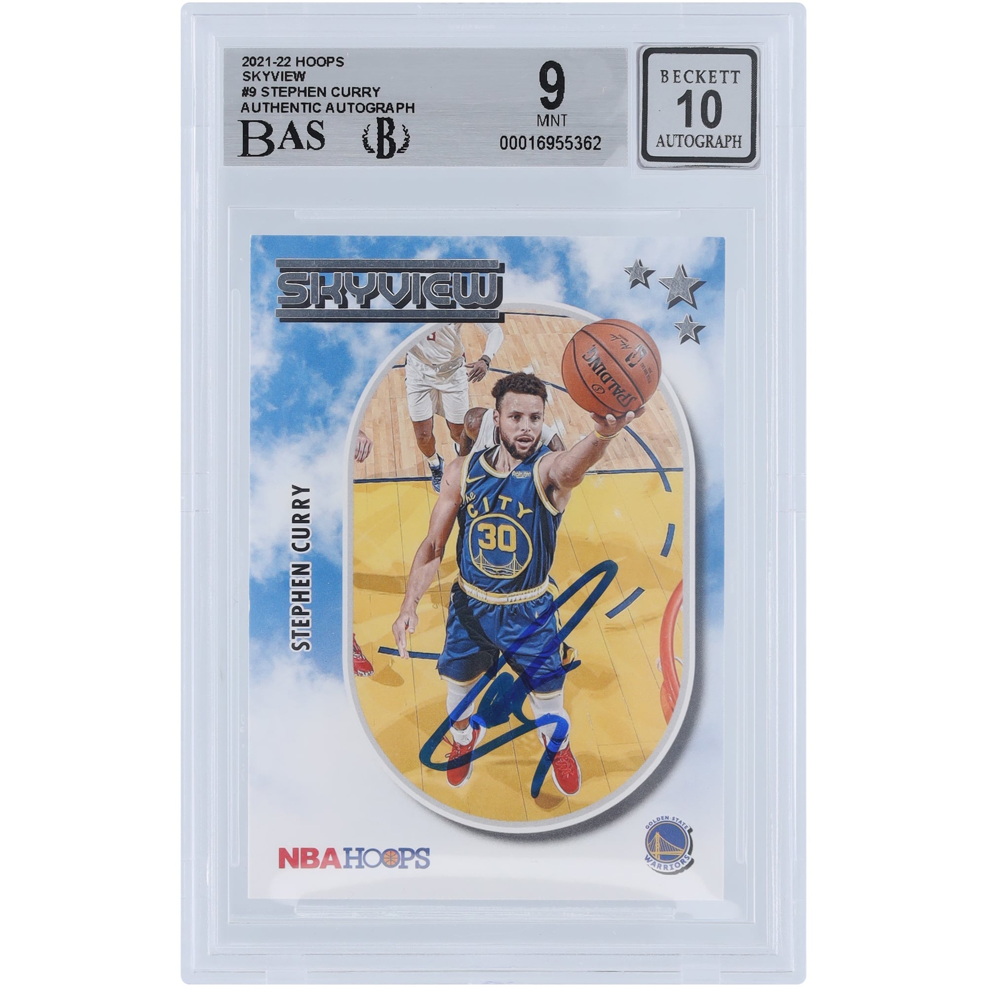 Stephen Curry Golden State Warriors Autographed 2021-22 Panini 