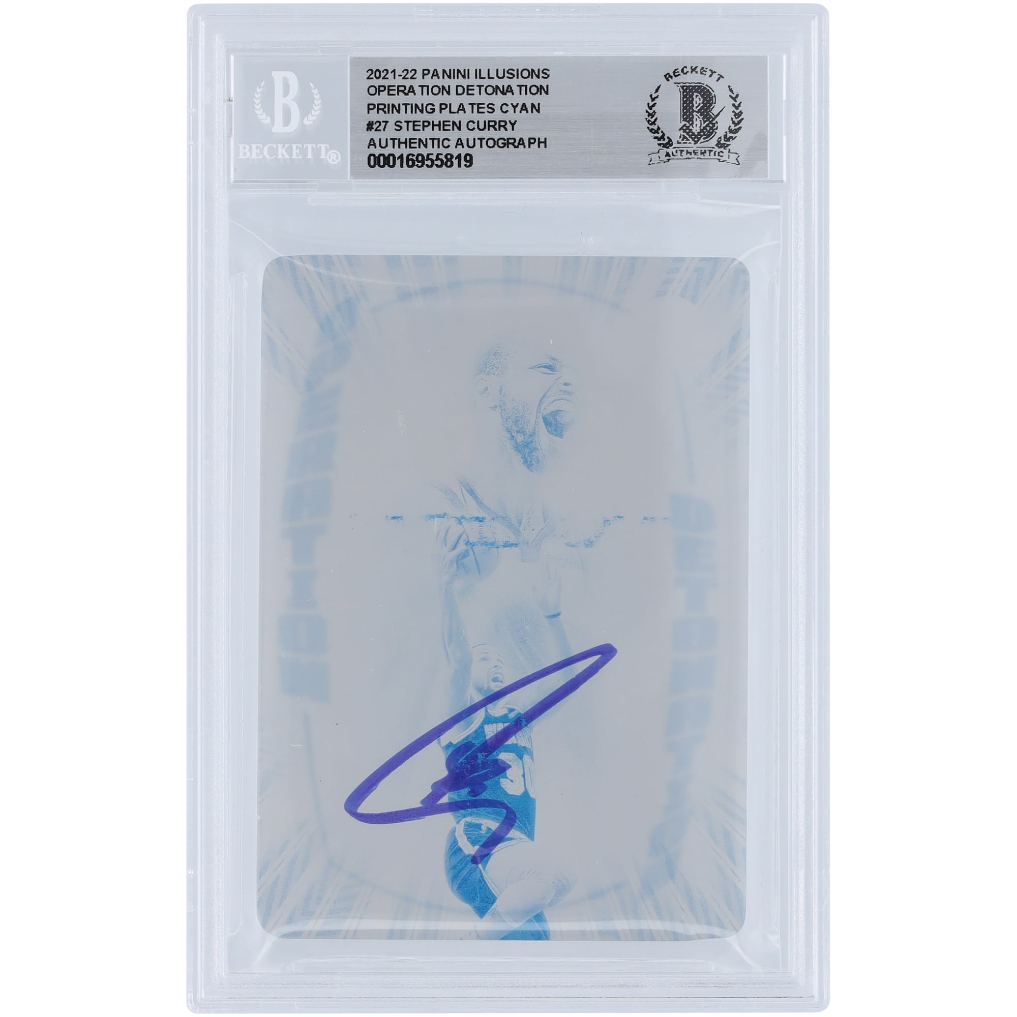 Stephen Curry Golden State Warriors Autographed 2021-22 Panini 
