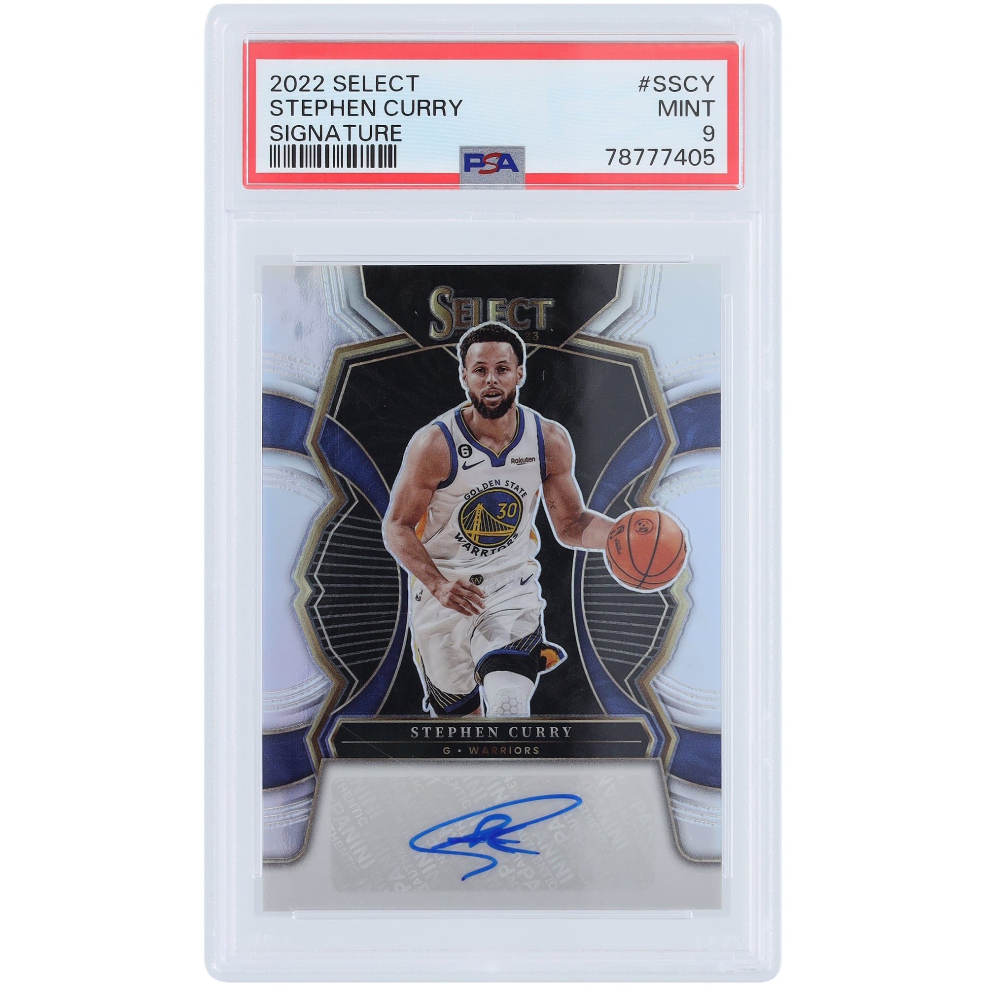 Stephen Curry Golden State Warriors Autographed 2022-23 Panini 