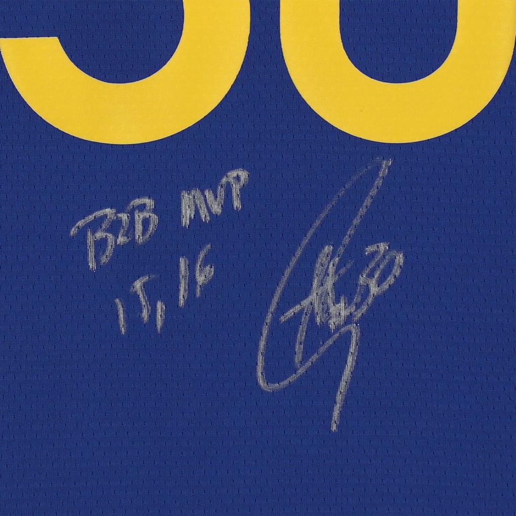Maillot Golden State Warriors #30 Stephen Curry Signé Et Dédicacé - Avec Certificat D'authenticité