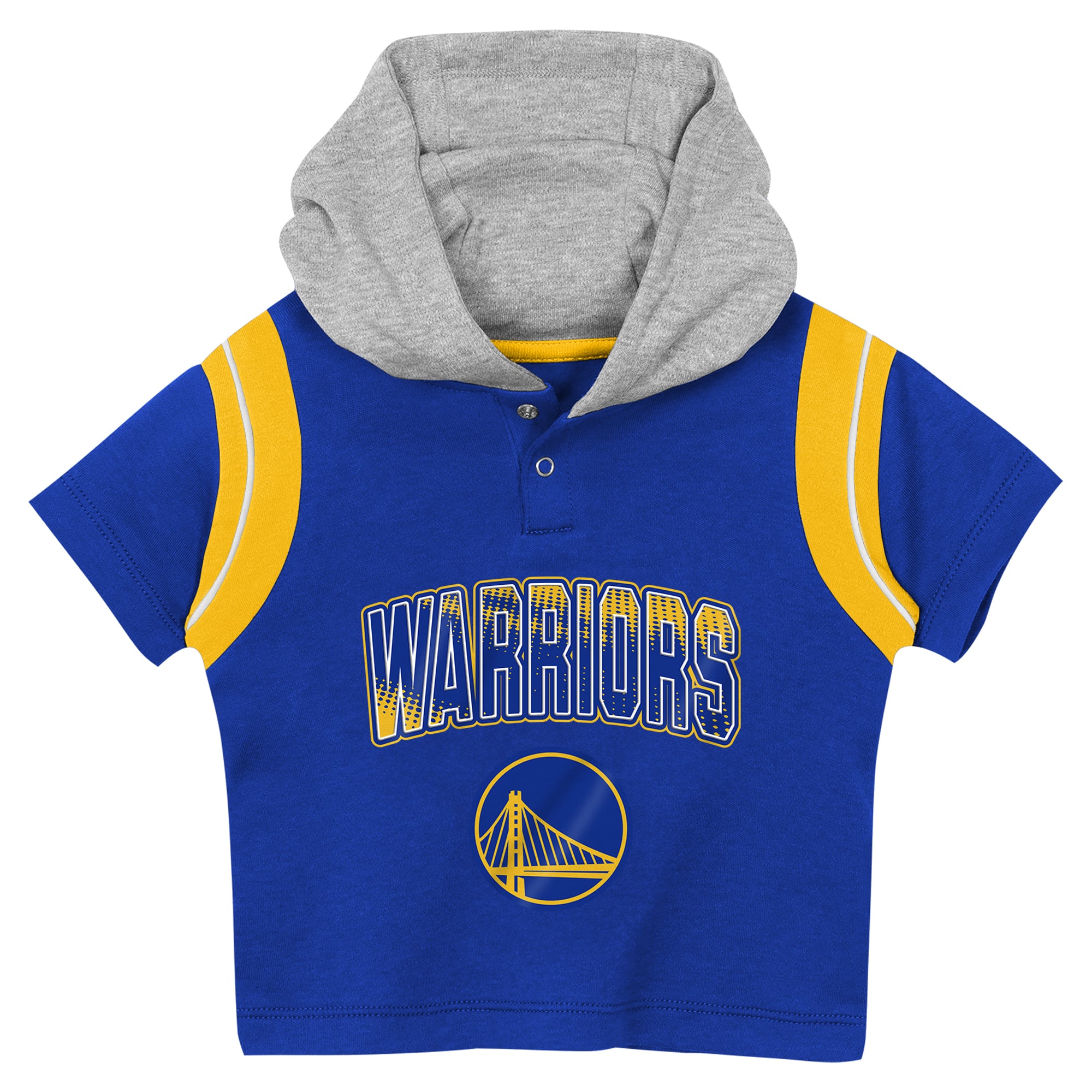 Toddler Outerstuff Royal Golden State Warriors Get Back Short Sleeve Hoodie & Shorts Two-Pack Set