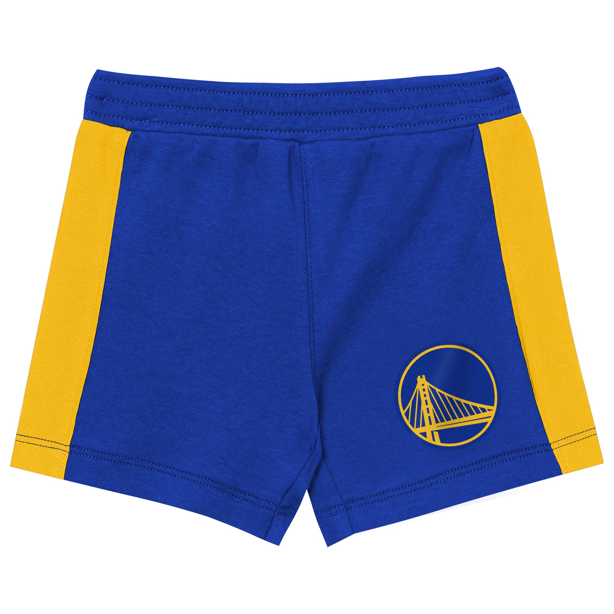 Toddler Outerstuff Royal Golden State Warriors Get Back Short Sleeve Hoodie & Shorts Two-Pack Set
