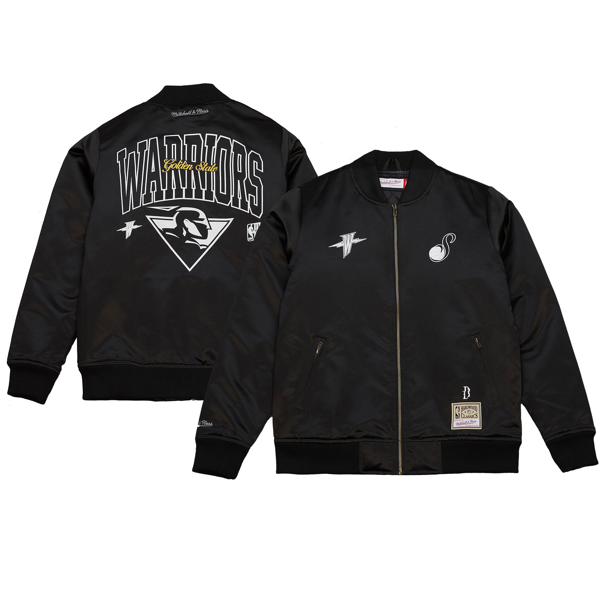 Unisex Black Golden State Warriors SUGA x NBA by Mitchell & Ness 