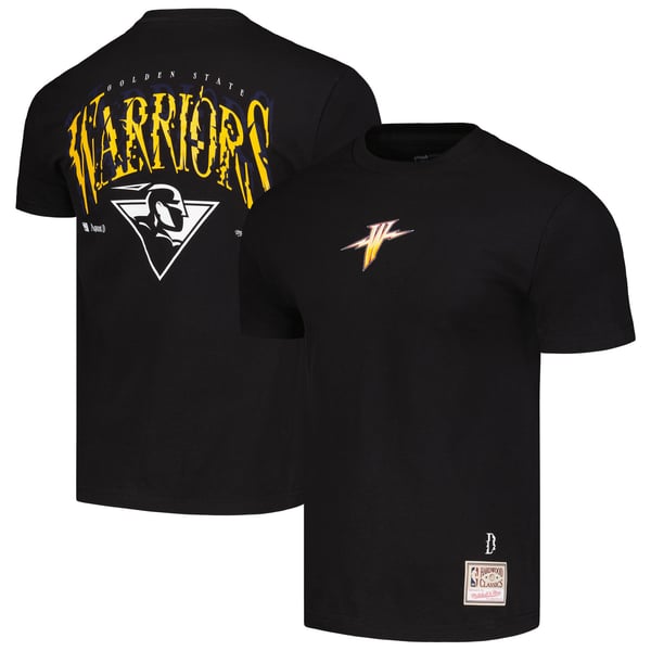 Unisex Black Golden State Warriors SUGA x NBA by Mitchell & Ness 