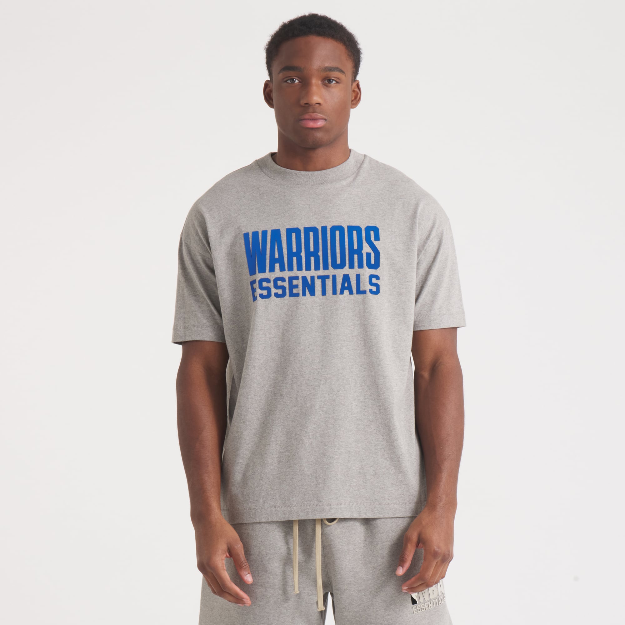 Unisex Fear of God Gray Golden State Warriors NBA x ESSENTIALS T-Shirt