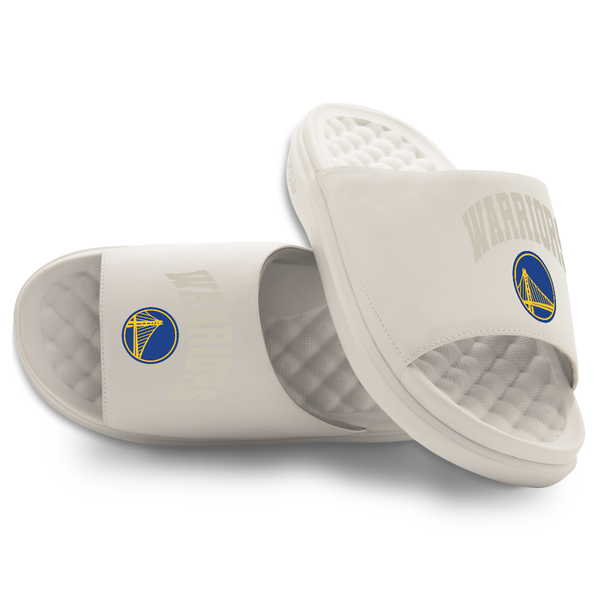 Unisex ISlide Cream Golden State Warriors Tonal Pop Motive  display picture 2