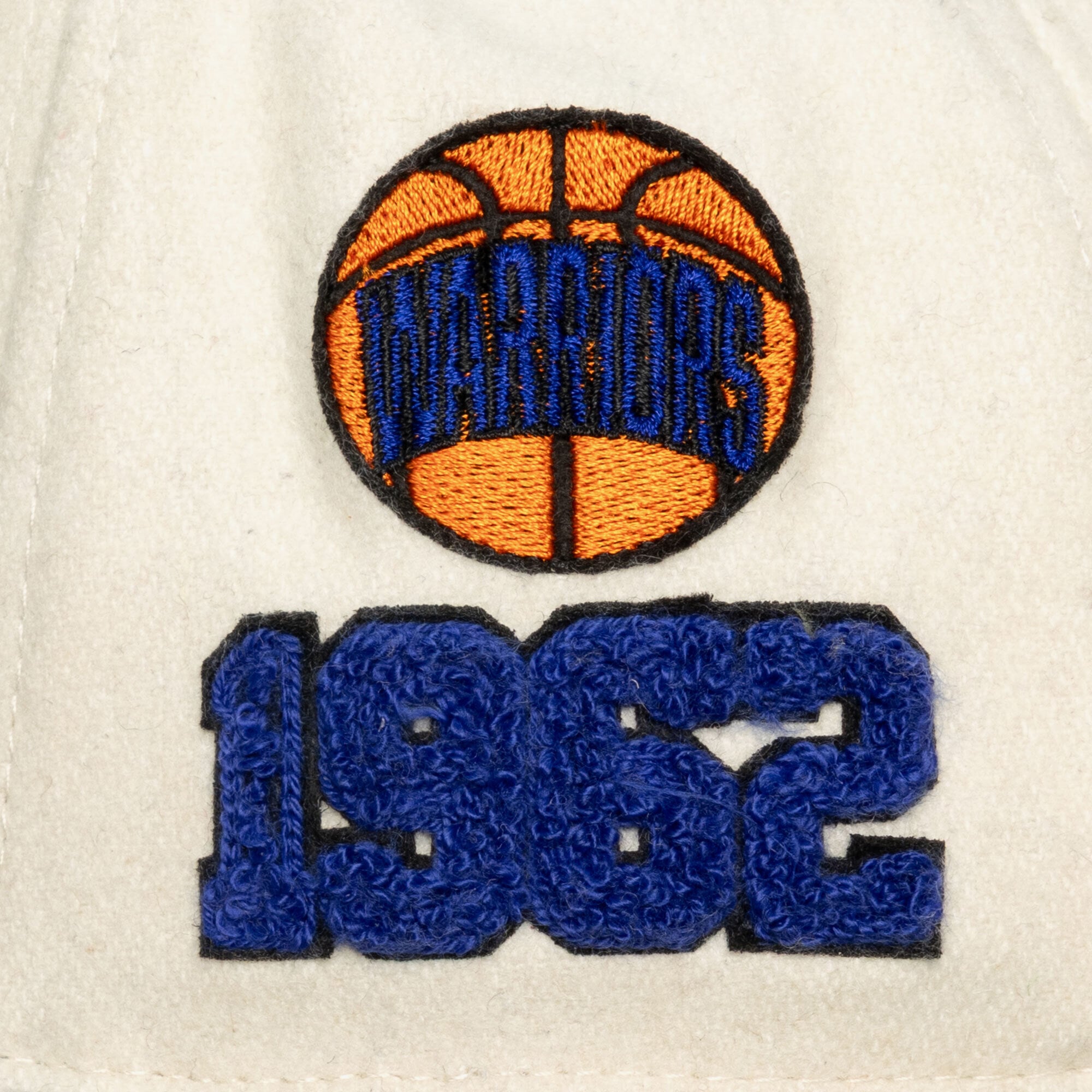 Unisex Mitchell & Ness Cream Golden State Warriors Cream Team Pro Adjustable Hat