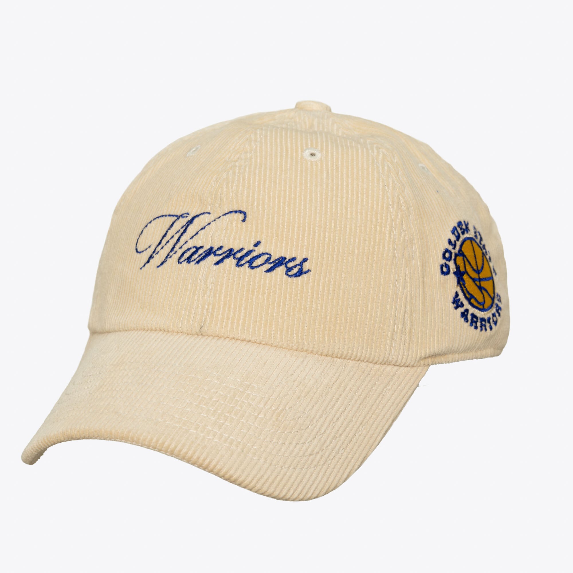 Unisex Mitchell & Ness  Cream Golden State Warriors Heritage Hues Corded Strapback Hat