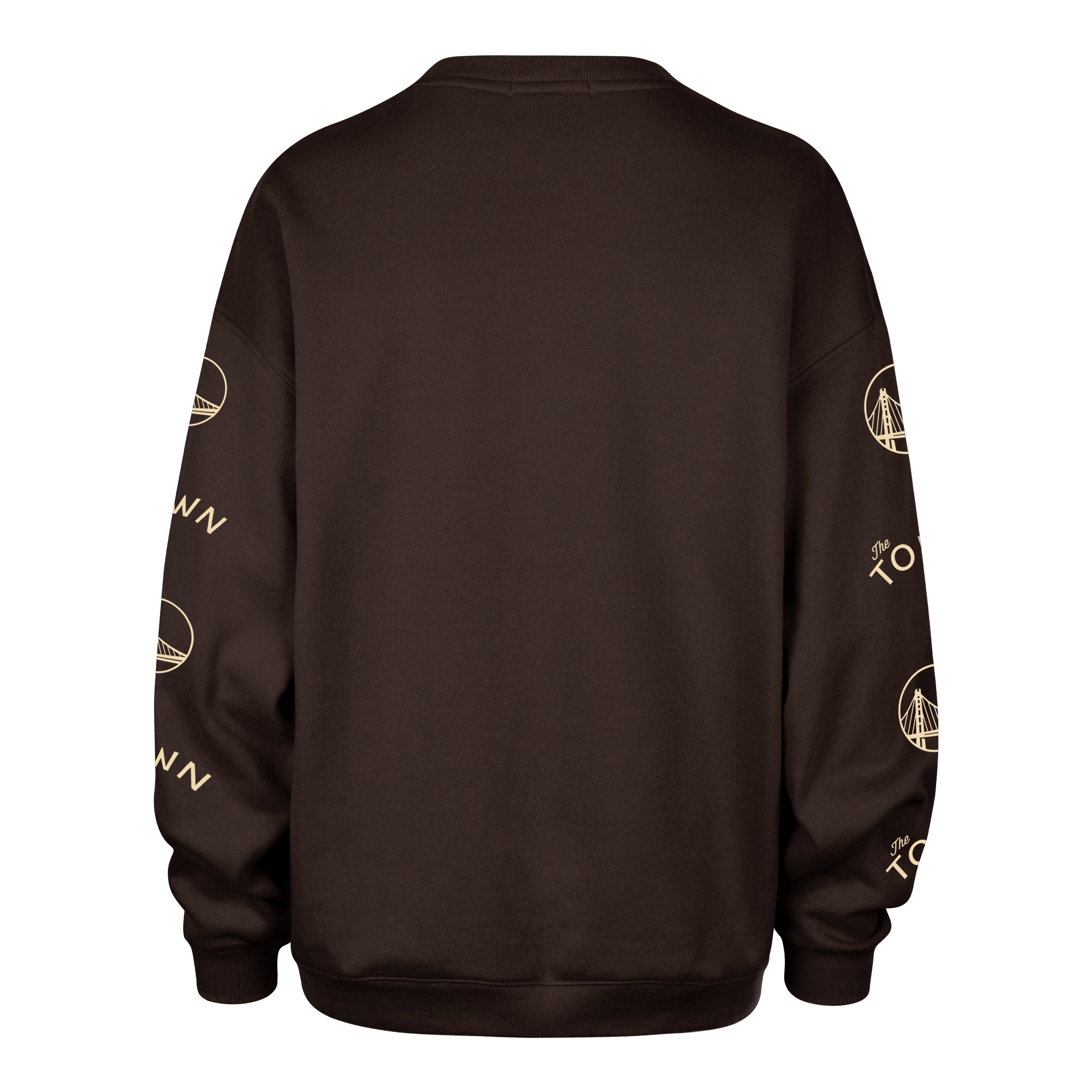 Women's '47 Brown Golden State Warriors 2025/26 City Edition Go Big Oversized Sweatshirt