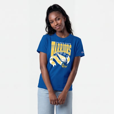 Golden State Warriors Champion Women's Banner T-Shirt - Royal