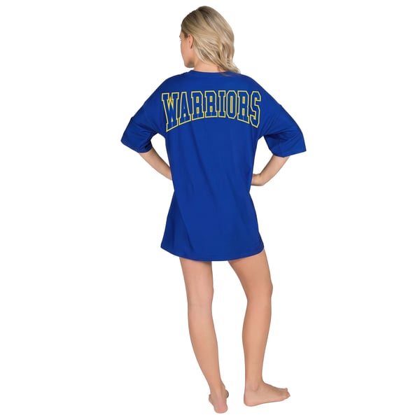 Women's Concepts Sport Royal Golden State Warriors Mosaic Knit Nightdress Size: Medium
