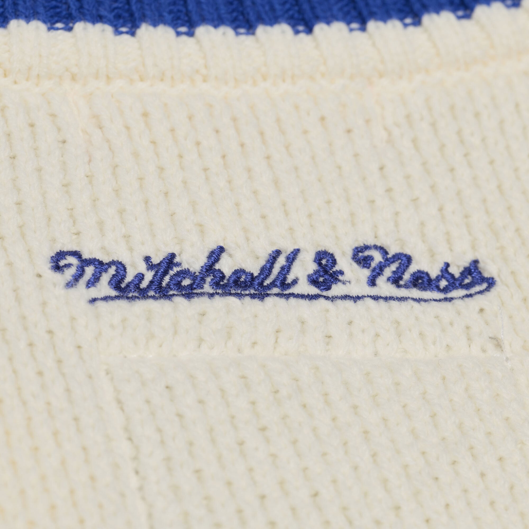 Women's Mitchell & Ness Cream Golden State Warriors Retro Roots Sweater Vest