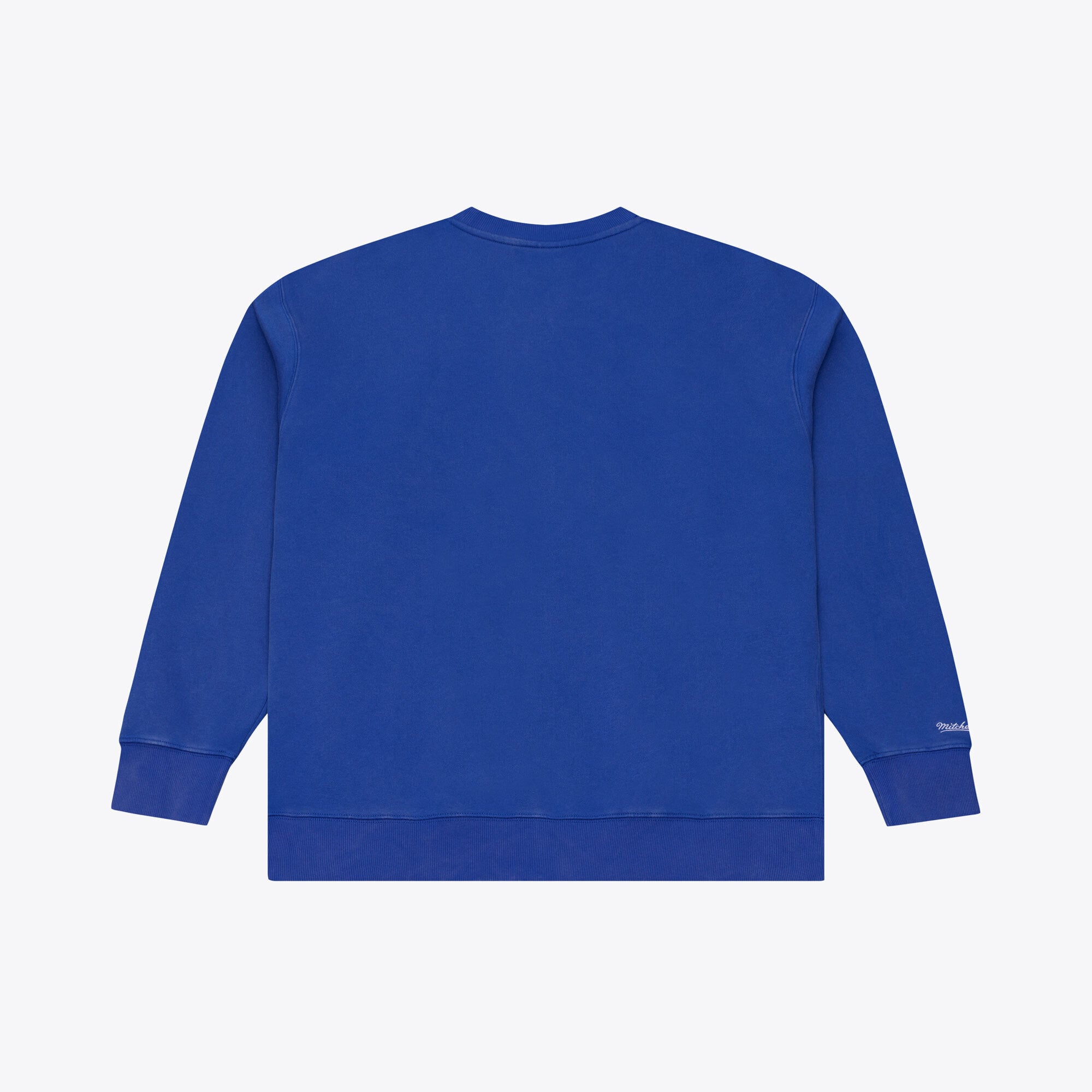 Sweat-shirt polaire Mitchell & Ness Core Essentials Micro Logo Royal Golden State Warriors pour femme