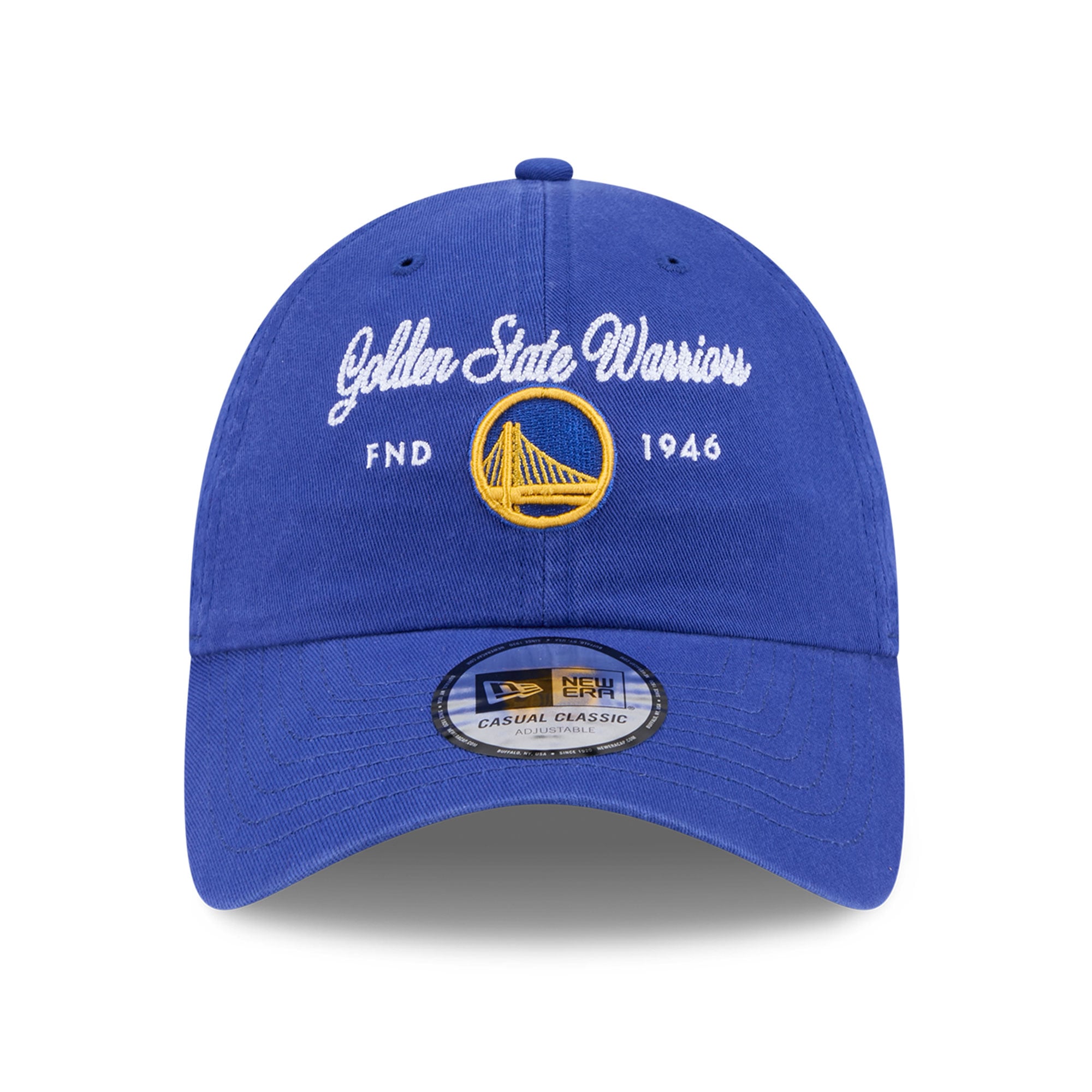 Women's New Era Blue Golden State Warriors Script Casual Classic Adjustable Hat
