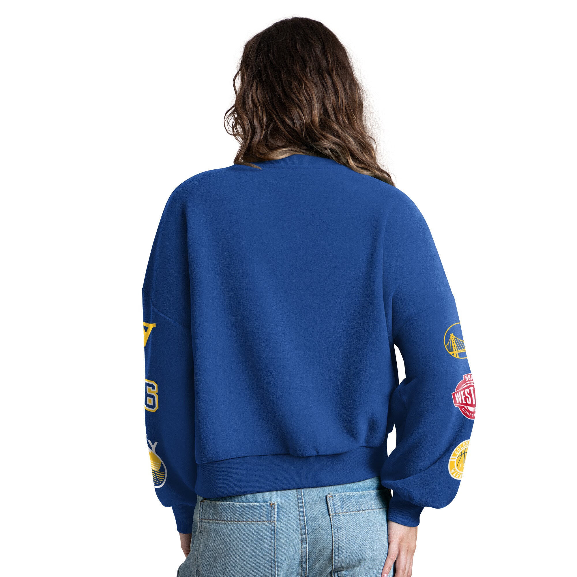 Sweat-shirt Starter Royal Golden State Warriors pour femme