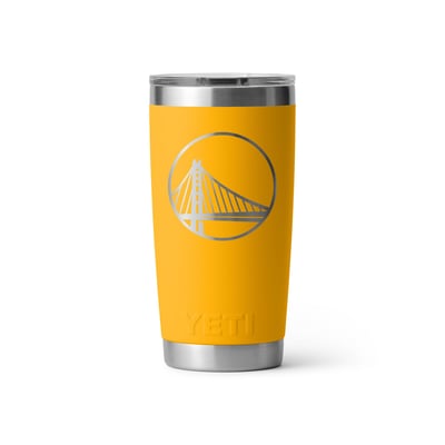Golden State Warriors YETI 20oz. Rambler Tumbler with MagSlider Lid