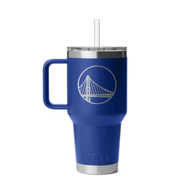 Golden State Warriors YETI 35oz. Rambler 2.0 Straw Mug