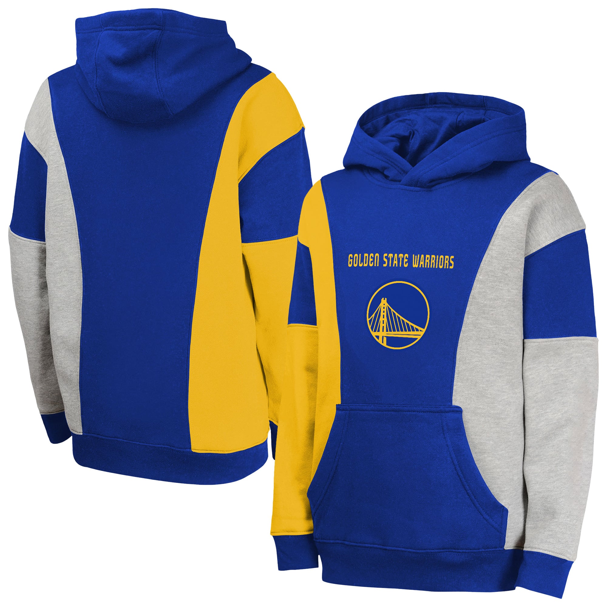 Youth Blue Golden State Warriors Ace the Hole Pullover Hoodie