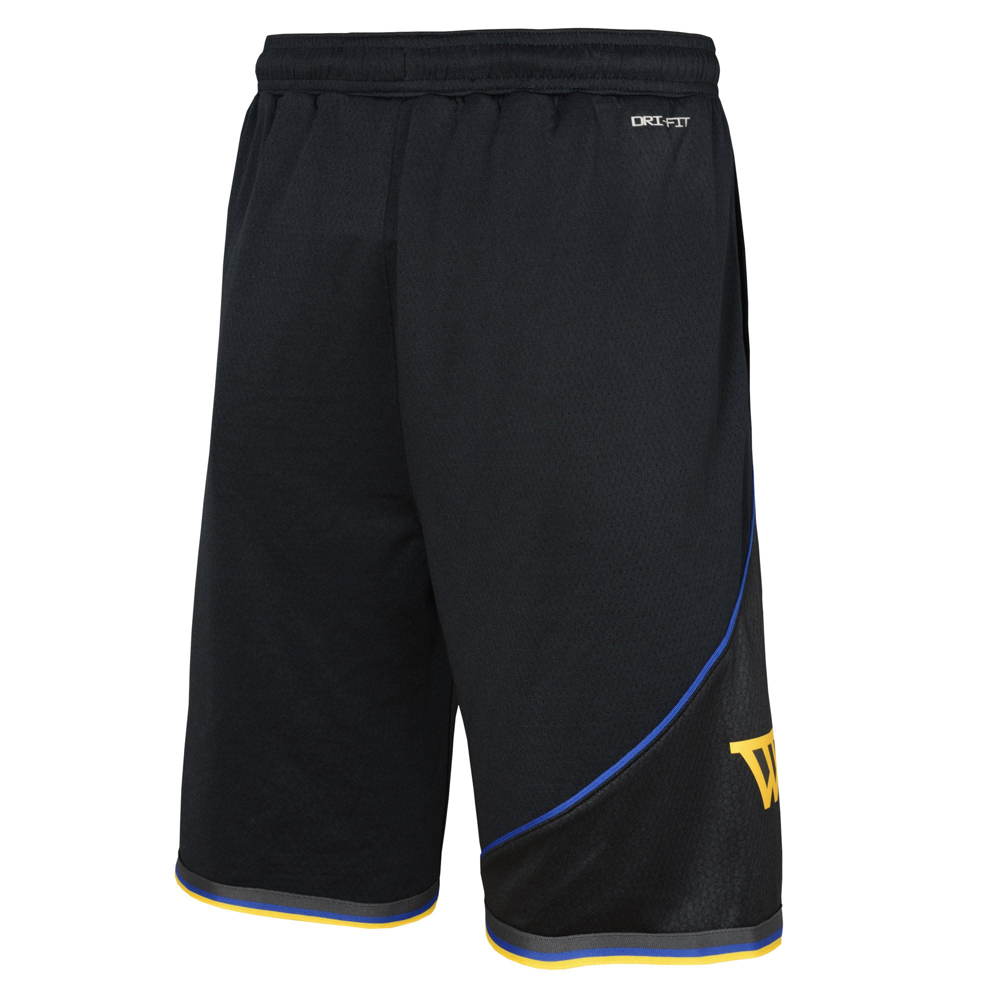 Short Swingman Jordan Brand noir Golden State Warriors Authentic Statement Edition pour jeunes