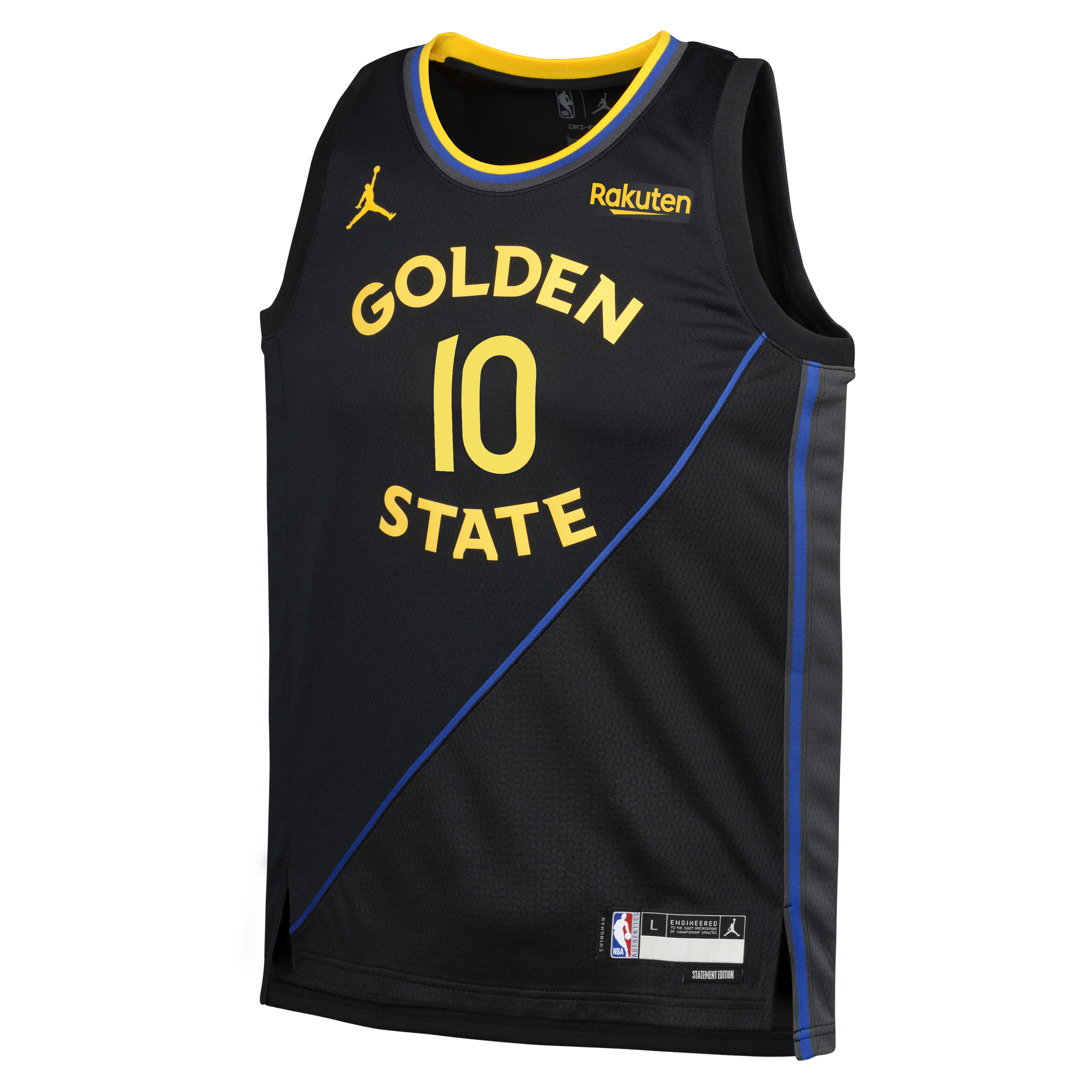 Maillot Swingman Jordan Brand Jimmy Butler III noir Golden State Warriors pour enfant - Édition Statement