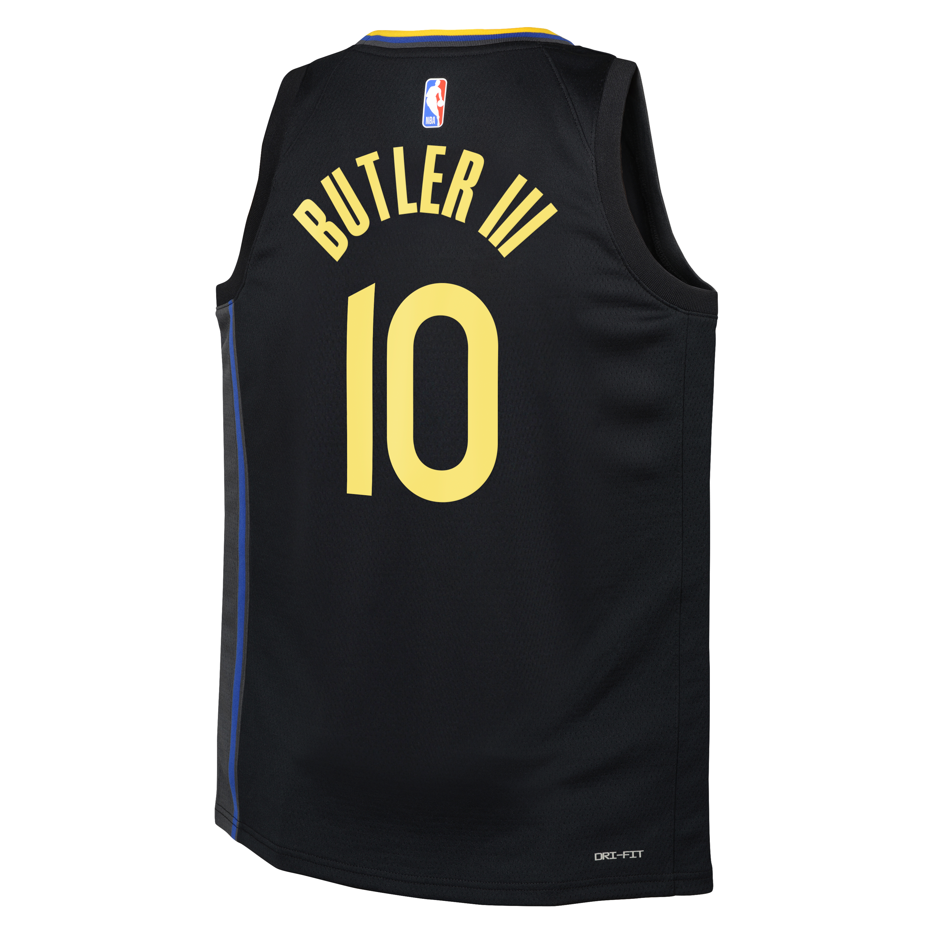 Maillot Swingman Jordan Brand Jimmy Butler III noir Golden State Warriors pour enfant - Édition Statement