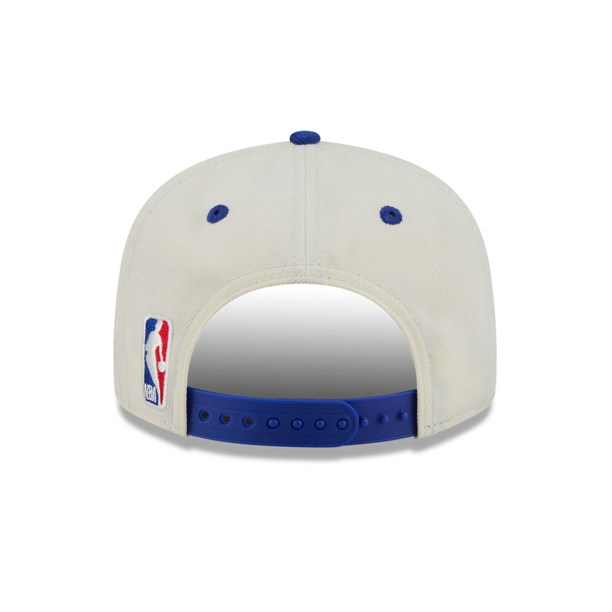 Casquette snapback New Era Classic 9FIFTY crème/bleu roi pour jeunes Golden State Warriors