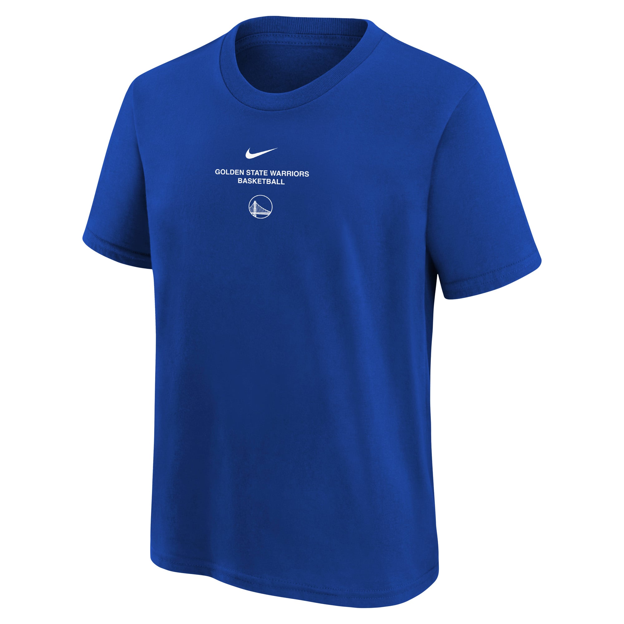 T-shirt d'entraînement Nike Royal Golden State Warriors 2026 pour jeunes