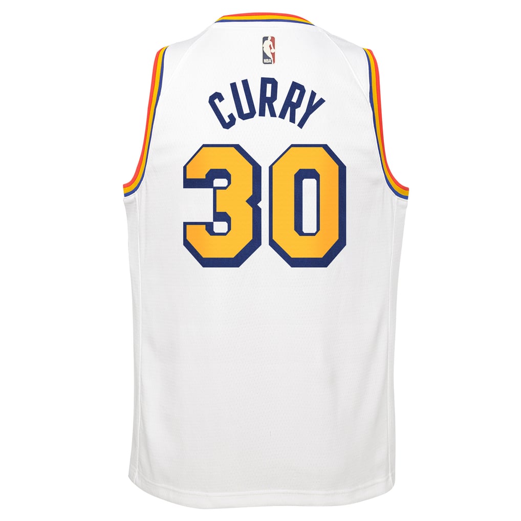 Youth Nike Stephen Curry White Golden State Warriors Hardwood 