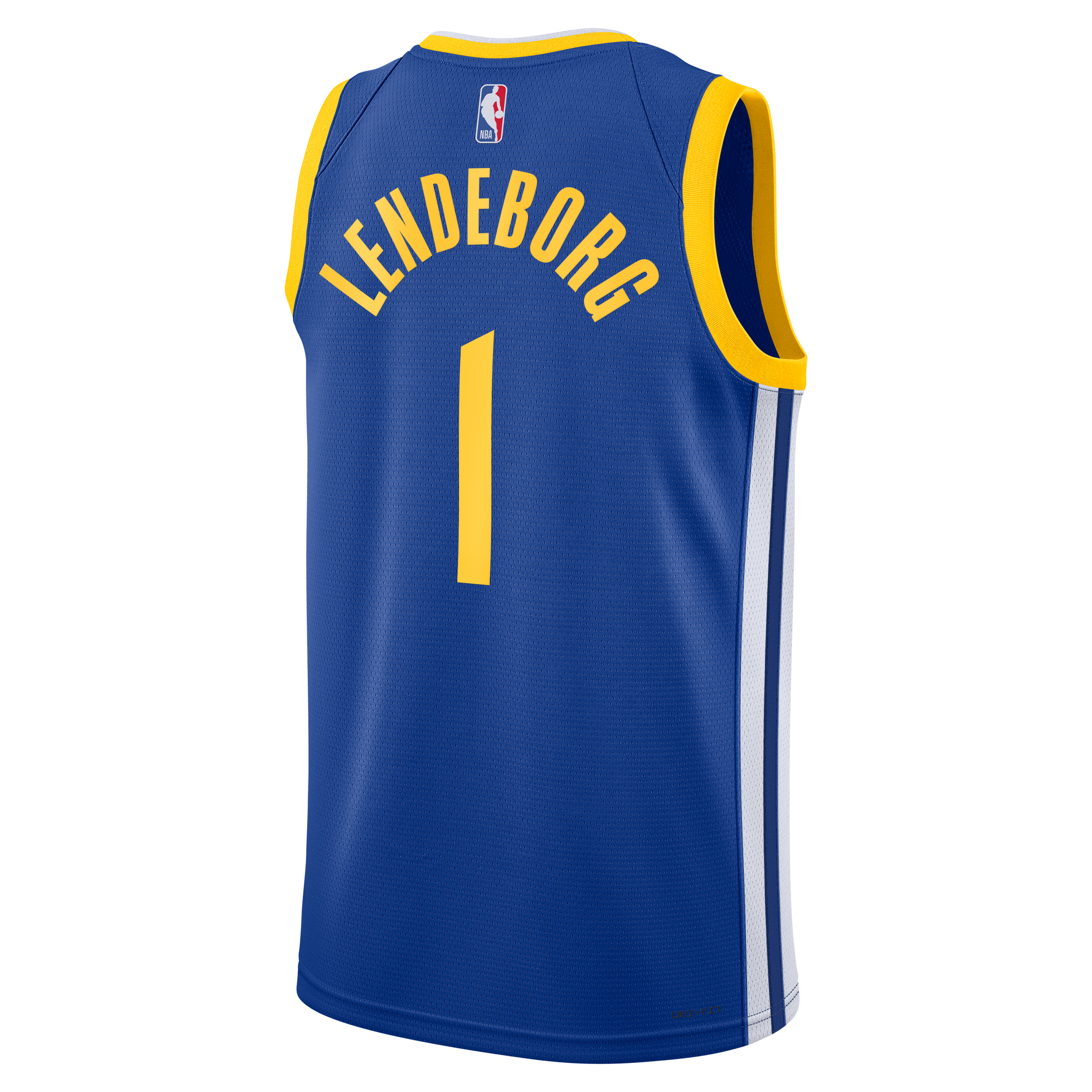 Youth Nike Yaxel Lendeborg Royal Golden State Warriors Swingman Jersey - Icon Edition