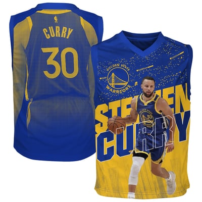 Stephen Curry Golden State Warriors Outerstuff Youth Icon Play Jersey - Royal