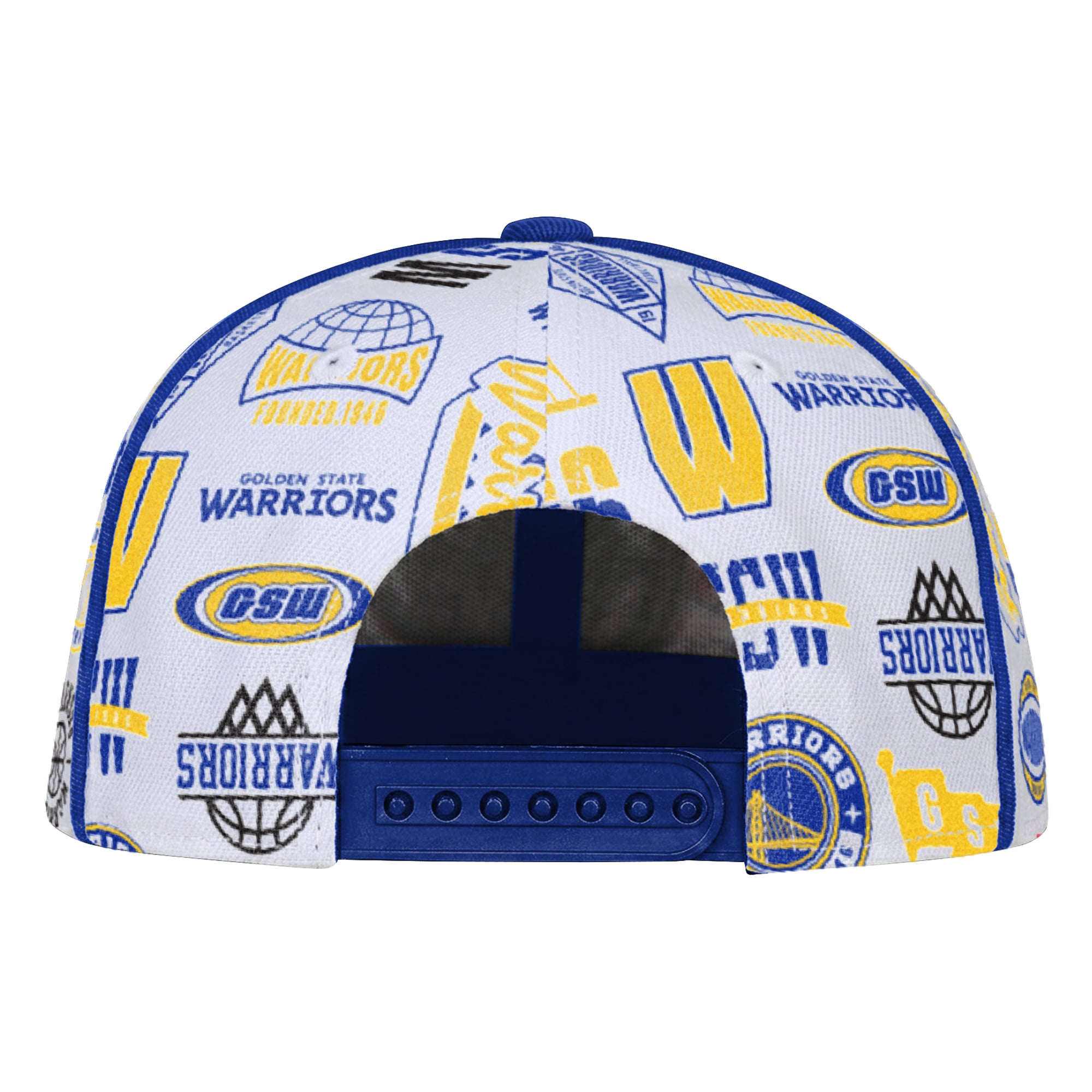 Casquette snapback blanche Golden State Warriors pour jeunes Outerstuff